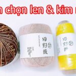 cách chọn len và kim đan